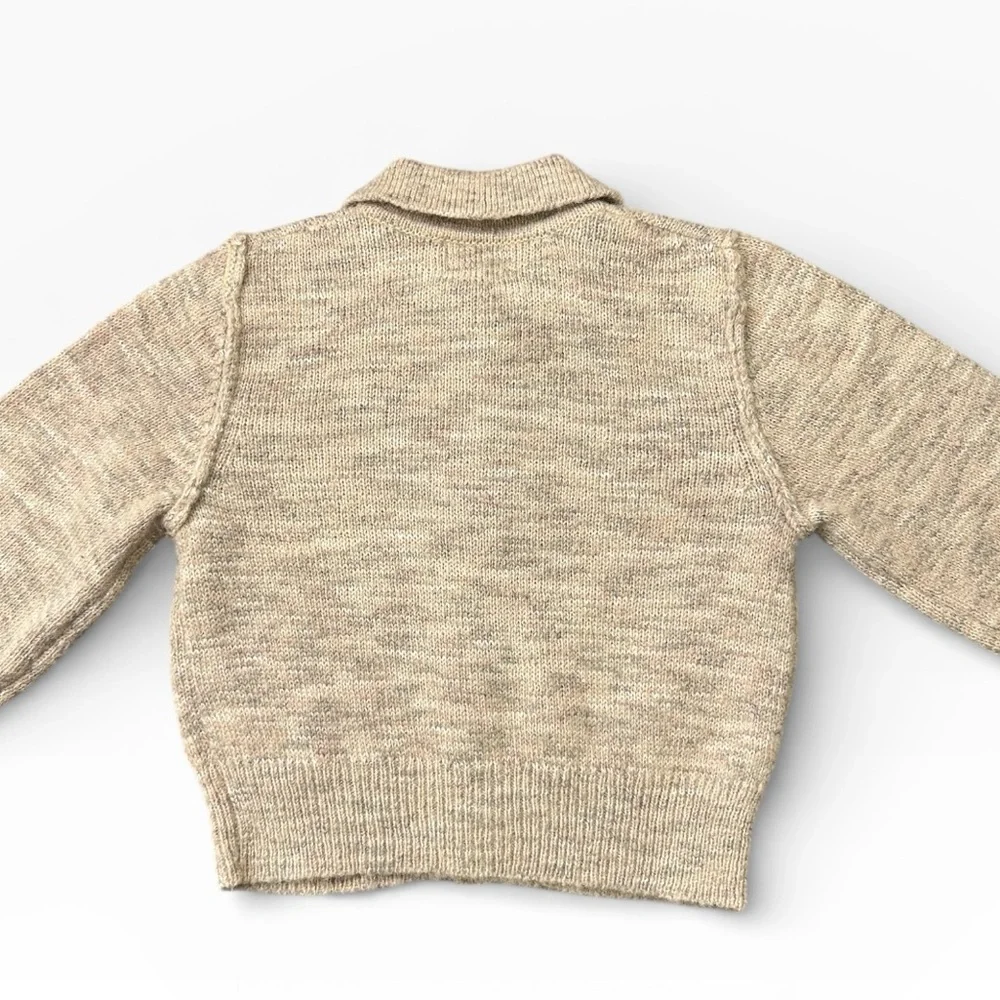 Universal Thread Cropped Knit Button Front Cardigan Sweater Beige Size XS - Picture 11 of 12